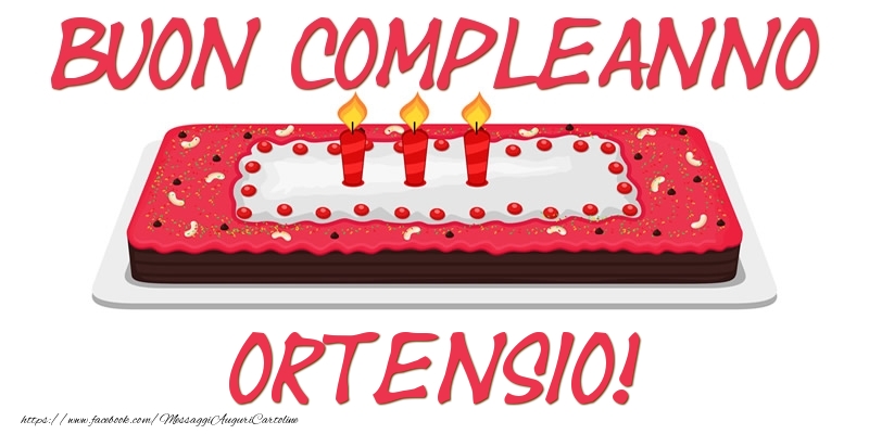 Cartoline di compleanno - Buon Compleanno Ortensio!