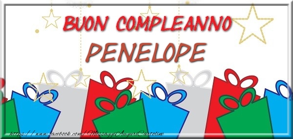 Cartoline di compleanno - Regalo | Buon compleanno Penelope