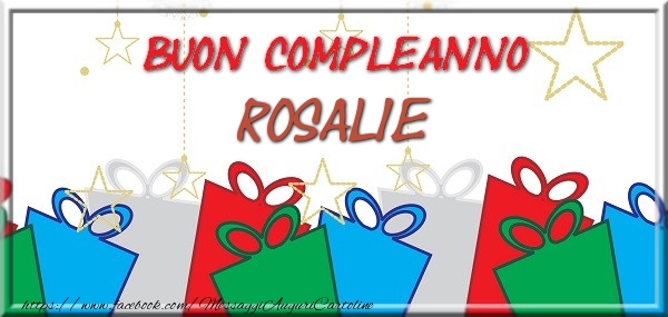 Cartoline di compleanno - Buon compleanno Rosalie