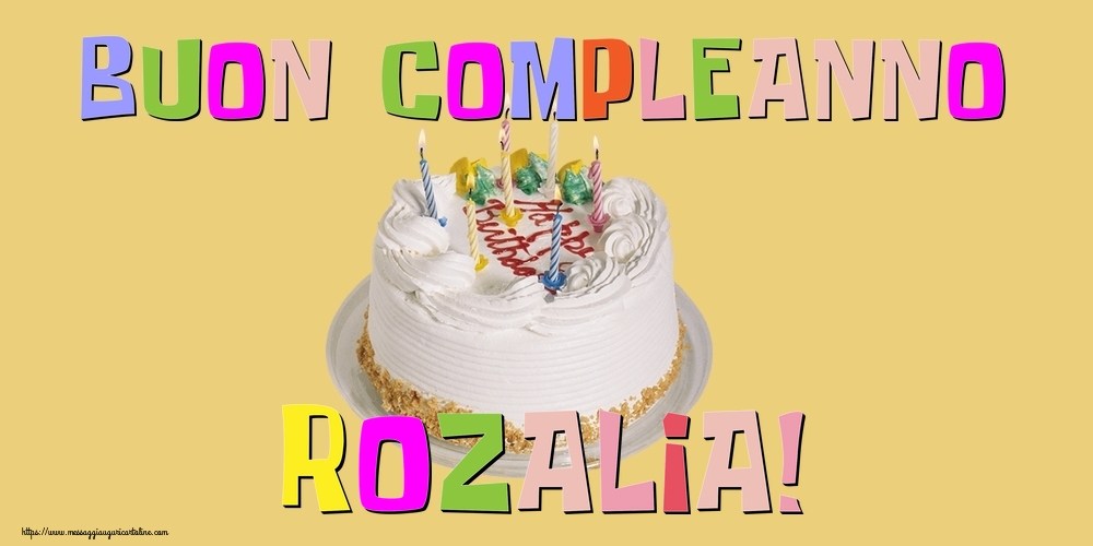 Cartoline di compleanno - Torta | Buon Compleanno Rozalia!