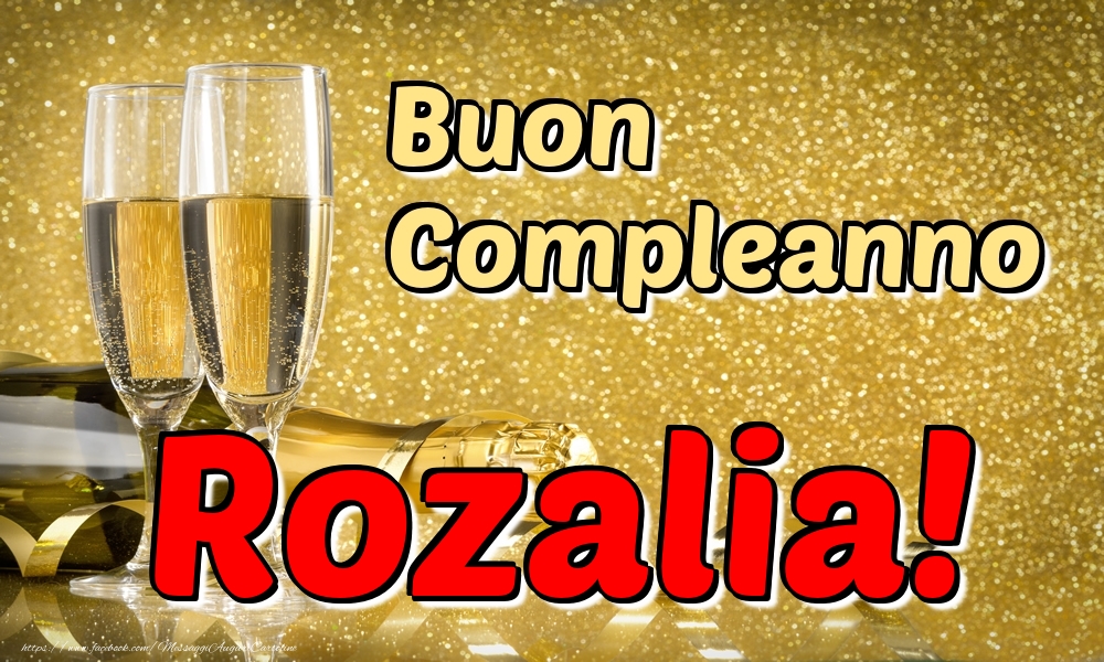 Cartoline di compleanno - Champagne | Buon Compleanno Rozalia!