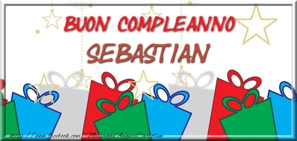 Cartoline di compleanno - Buon compleanno Sebastian