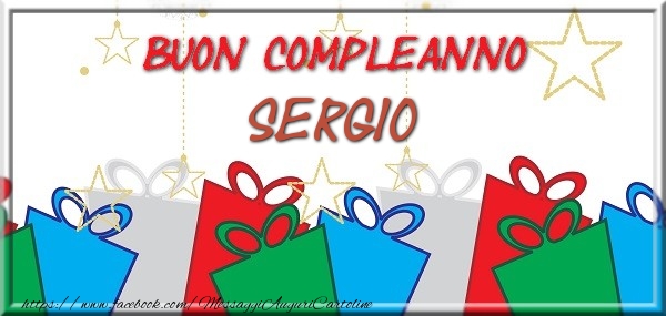 Cartoline di compleanno - Regalo | Buon compleanno Sergio