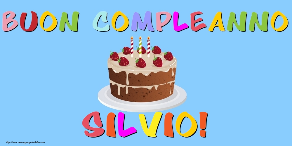 Cartoline di compleanno - Buon Compleanno Silvio!