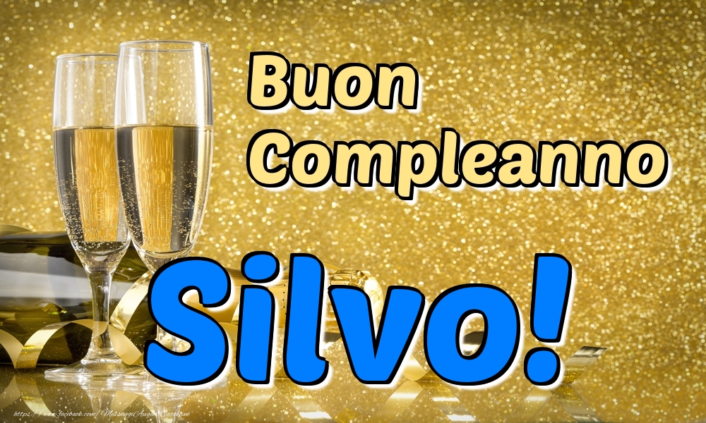 Cartoline di compleanno - Champagne | Buon Compleanno Silvo!