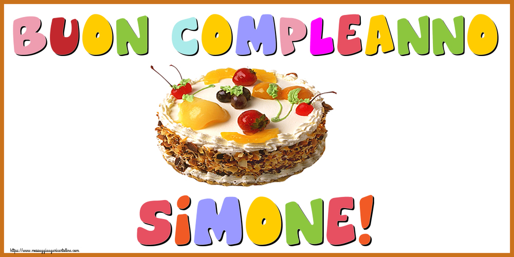 Cartoline di compleanno - Buon Compleanno Simone!