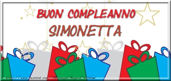 Cartoline di compleanno - Regalo | Buon compleanno Simonetta