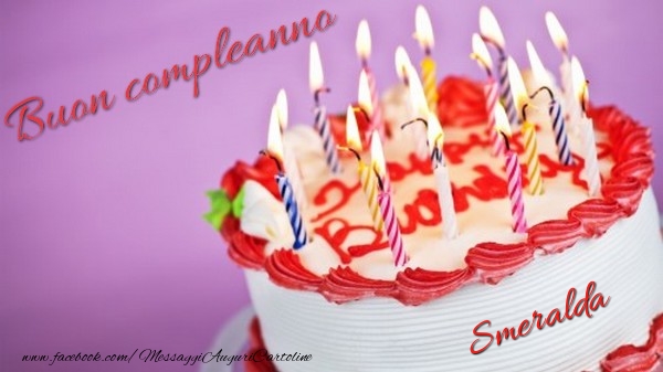 Cartoline di compleanno - Torta | Buon compleanno, Smeralda!