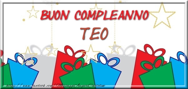 Cartoline di compleanno - Buon compleanno Teo