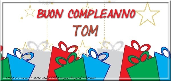 Cartoline di compleanno - Buon compleanno Tom