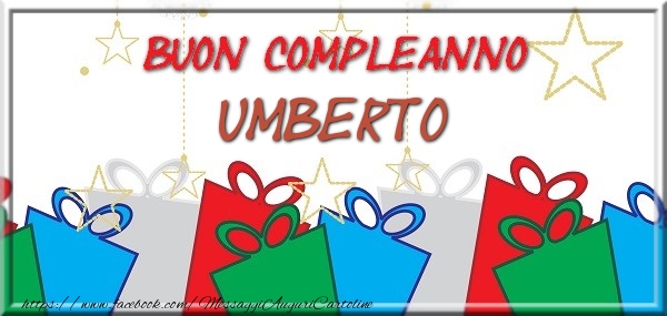 Cartoline di compleanno - Buon compleanno Umberto