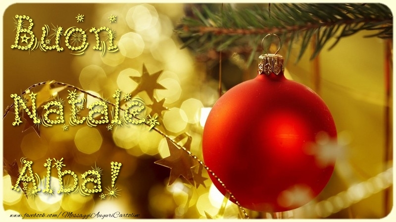 Cartoline di Natale - Albero Di Natale & Palle Di Natale | Buon Natale, Alba