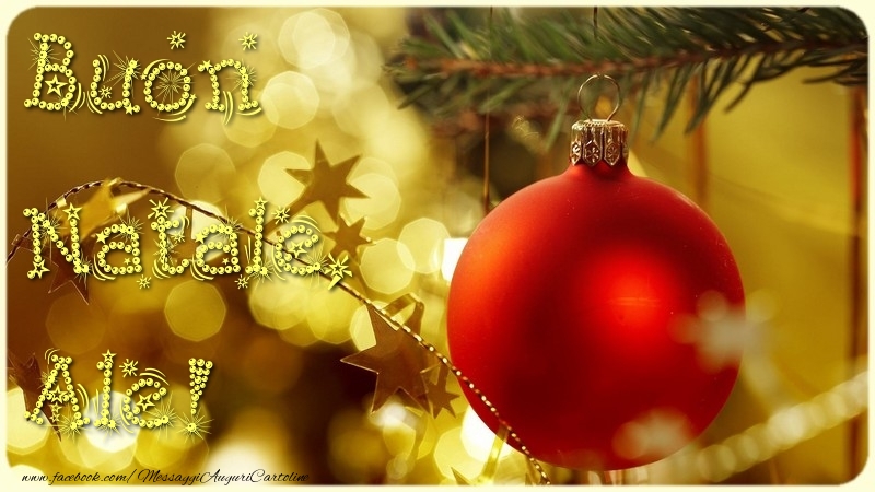 Cartoline di Natale - Albero Di Natale & Palle Di Natale | Buon Natale, Ale