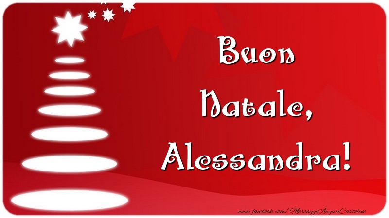 Cartoline di Natale - Albero Di Natale | Buon Natale, Alessandra