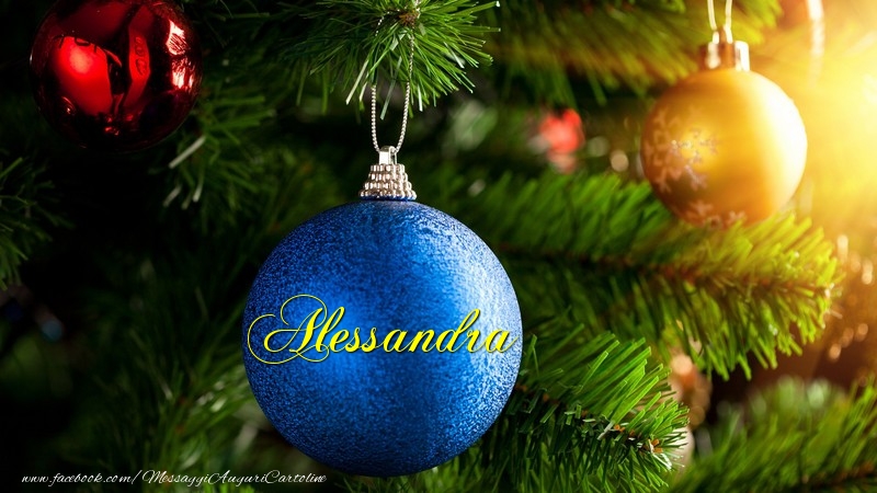 Cartoline di Natale - Palle Di Natale | Alessandra