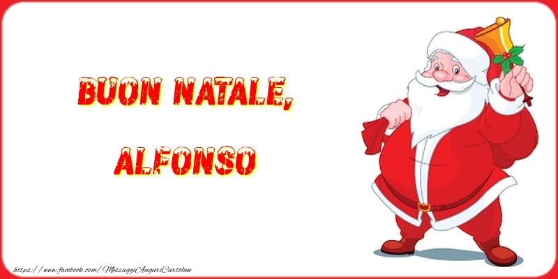 Cartoline di Natale - Buon Natale, Alfonso