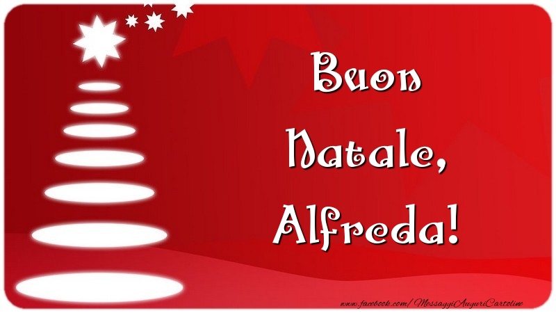 Cartoline di Natale - Albero Di Natale | Buon Natale, Alfreda