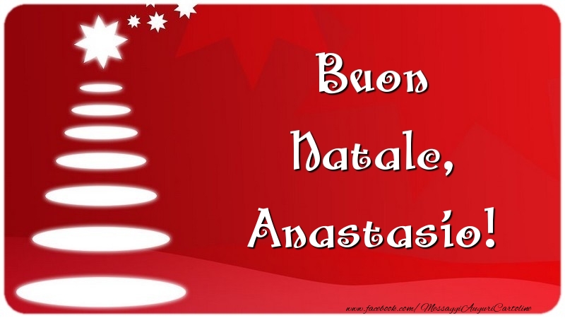 Cartoline di Natale - Buon Natale, Anastasio