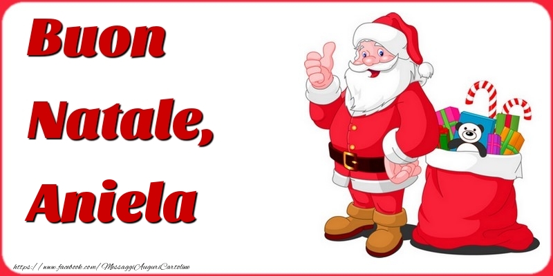 Cartoline di Natale - Babbo Natale | Buon Natale, Aniela