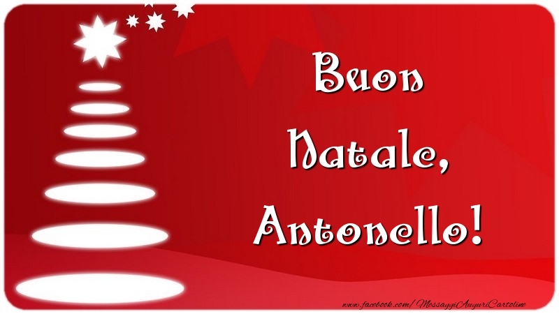 Cartoline di Natale - Albero Di Natale | Buon Natale, Antonello
