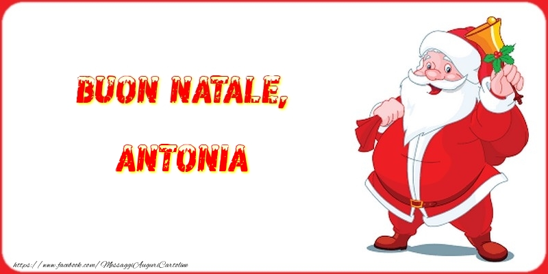 Cartoline di Natale - Babbo Natale | Buon Natale, Antonia