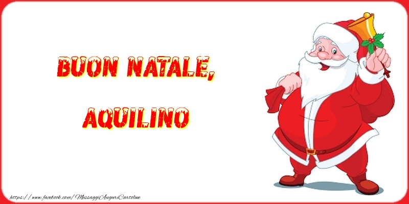 Cartoline di Natale - Babbo Natale | Buon Natale, Aquilino
