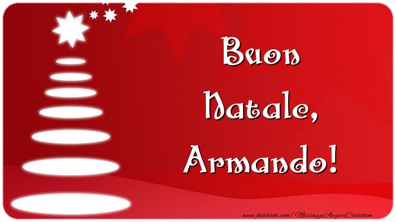 Cartoline di Natale - Buon Natale, Armando