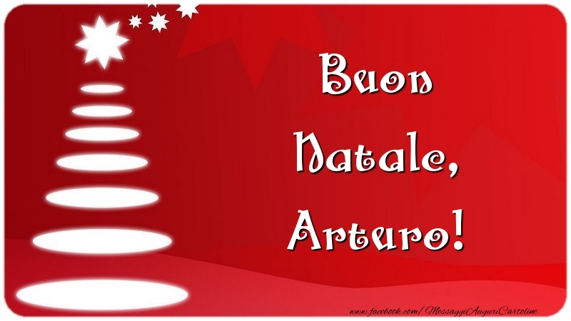 Cartoline di Natale - Albero Di Natale | Buon Natale, Arturo