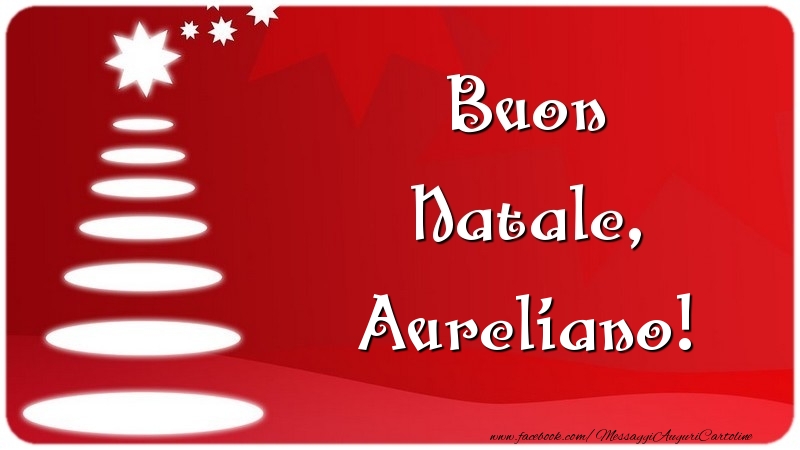 Cartoline di Natale - Albero Di Natale | Buon Natale, Aureliano