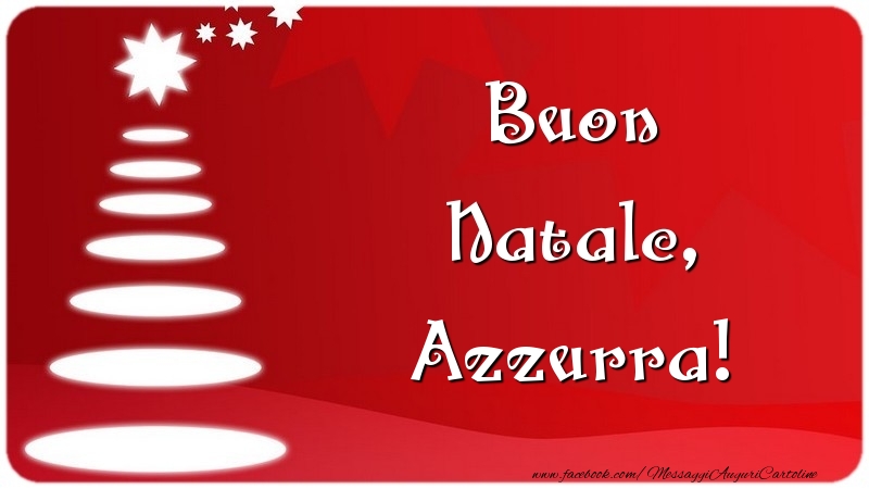 Cartoline di Natale - Albero Di Natale | Buon Natale, Azzurra