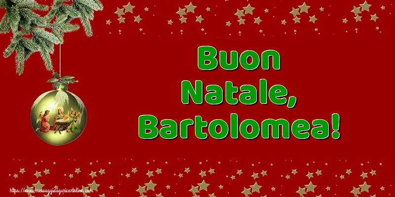  Cartoline di Natale - Palle Di Natale | Buon Natale, Bartolomea!