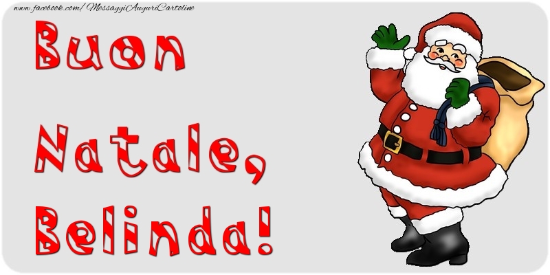 Cartoline di Natale - Babbo Natale & Regalo | Buon Natale, Belinda