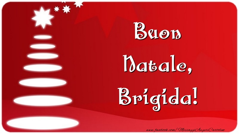 Cartoline di Natale - Albero Di Natale | Buon Natale, Brigida