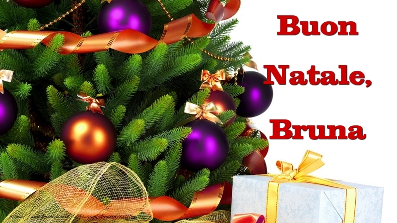 Cartoline di Natale - Buon Natale, Bruna