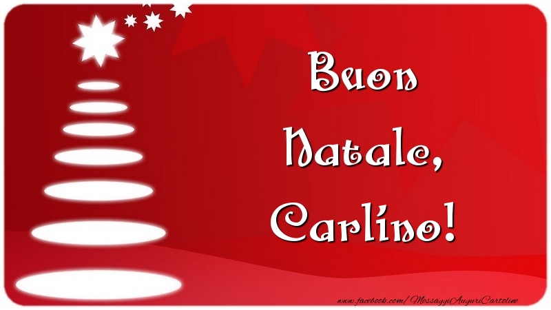 Cartoline di Natale - Albero Di Natale | Buon Natale, Carlino