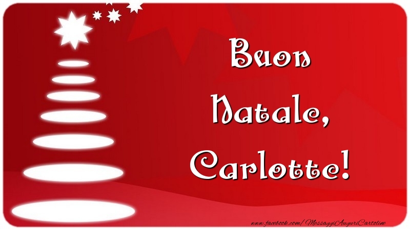 Cartoline di Natale - Albero Di Natale | Buon Natale, Carlotte