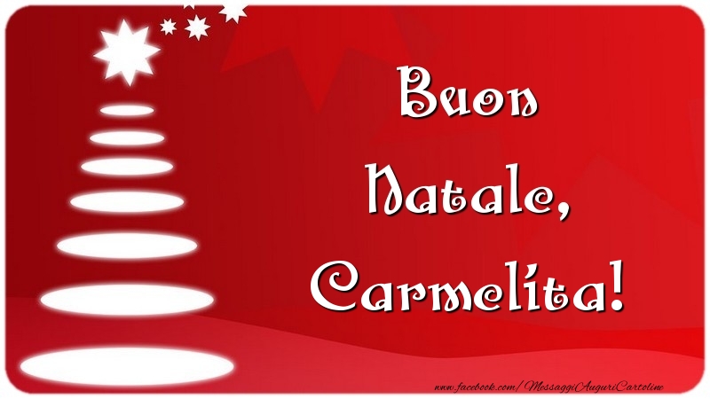 Cartoline di Natale - Albero Di Natale | Buon Natale, Carmelita