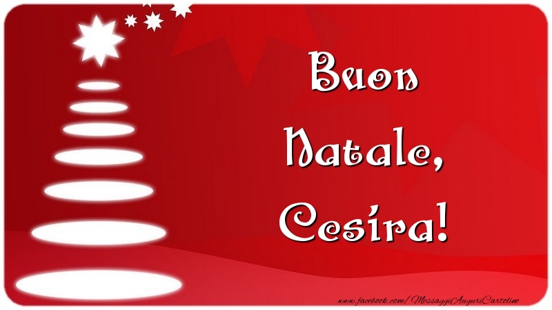 Cartoline di Natale - Albero Di Natale | Buon Natale, Cesira