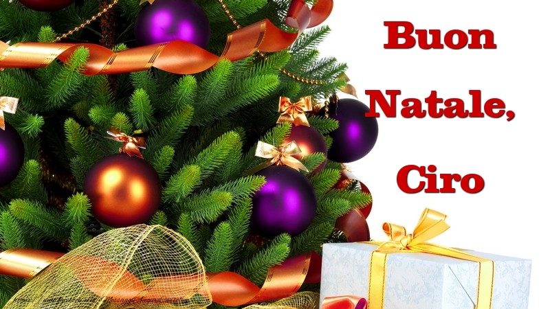 Cartoline di Natale - Buon Natale, Ciro