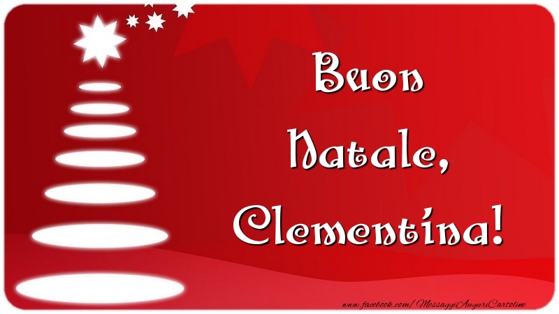 Cartoline di Natale - Albero Di Natale | Buon Natale, Clementina