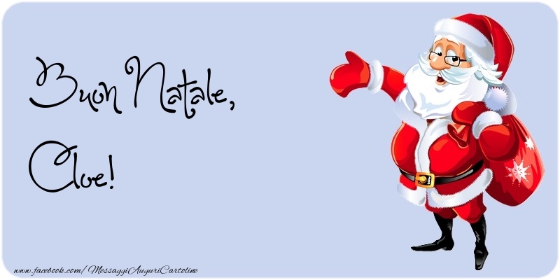  Cartoline di Natale - Babbo Natale | Buon Natale, Cloe