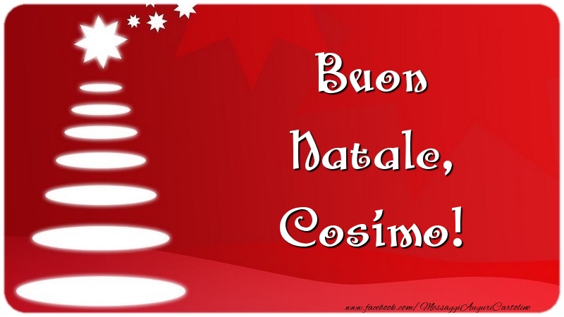 Cartoline di Natale - Albero Di Natale | Buon Natale, Cosimo