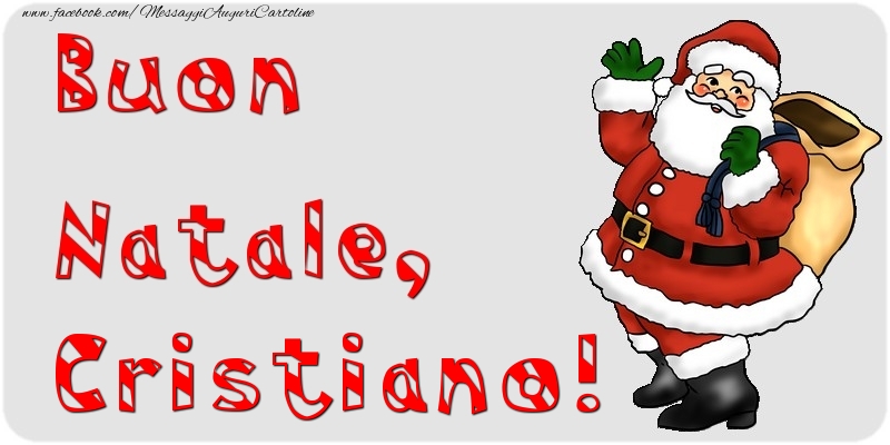 Cartoline di Natale - Babbo Natale & Regalo | Buon Natale, Cristiano