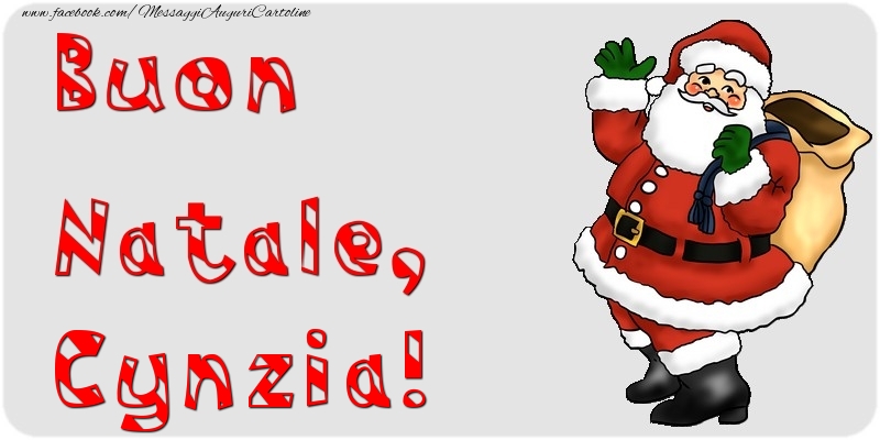 Cartoline di Natale - Babbo Natale & Regalo | Buon Natale, Cynzia