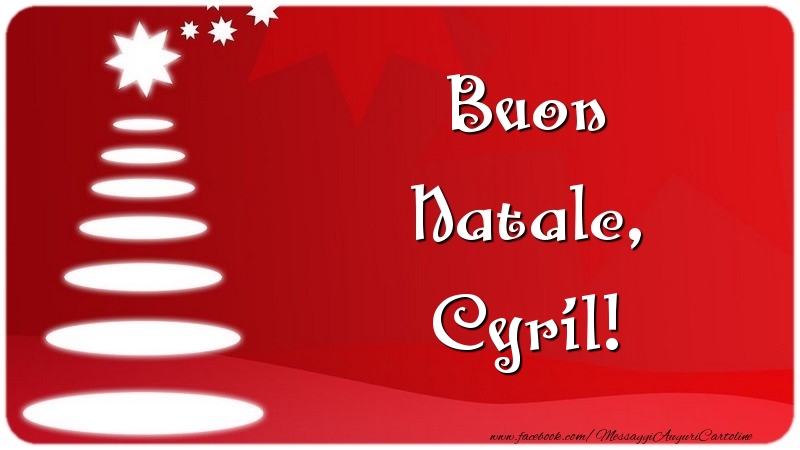 Cartoline di Natale - Buon Natale, Cyril
