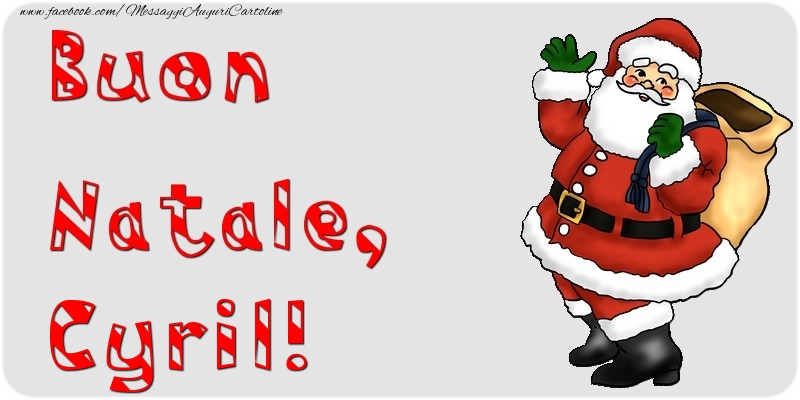 Cartoline di Natale - Babbo Natale & Regalo | Buon Natale, Cyril