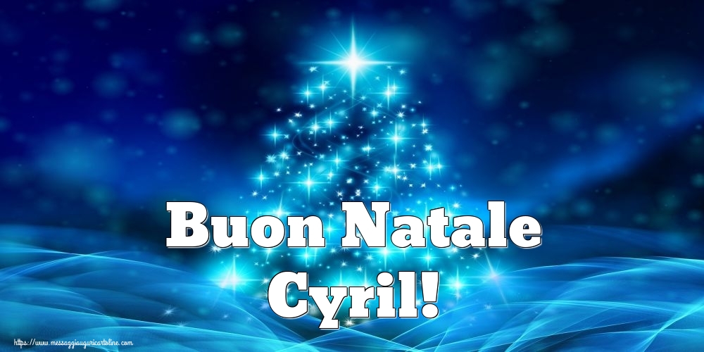 Cartoline di Natale - Albero Di Natale | Buon Natale Cyril!