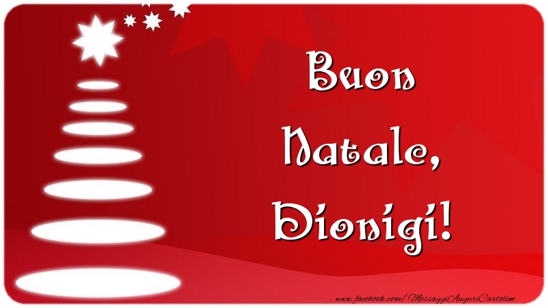Cartoline di Natale - Buon Natale, Dionigi