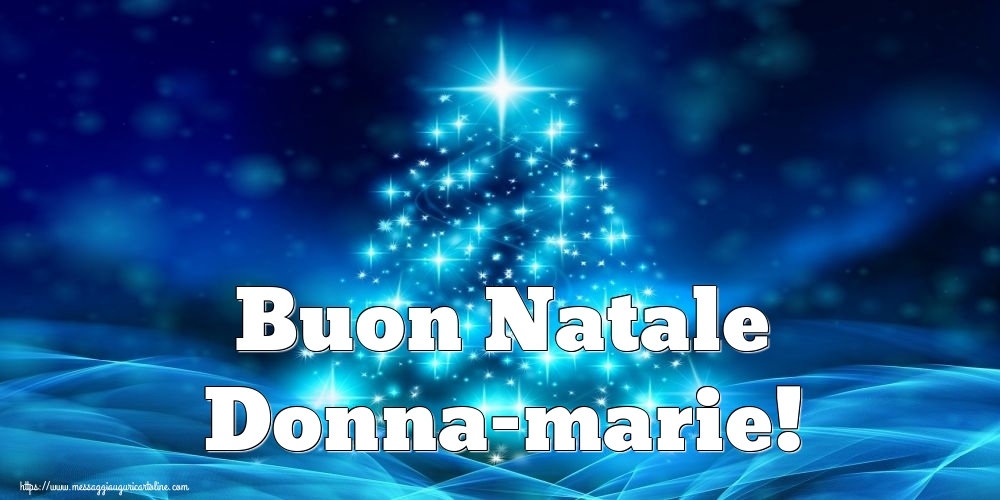 Cartoline di Natale - Albero Di Natale | Buon Natale Donna-Marie!