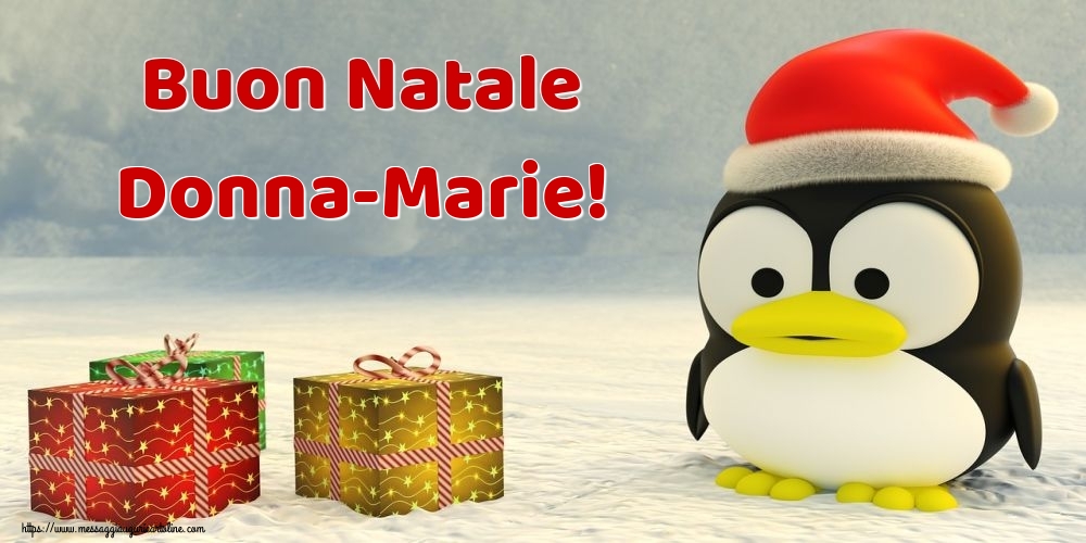 Cartoline di Natale - Animali & Regalo | Buon Natale Donna-Marie!